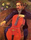 The Cellist by Paul Gauguin